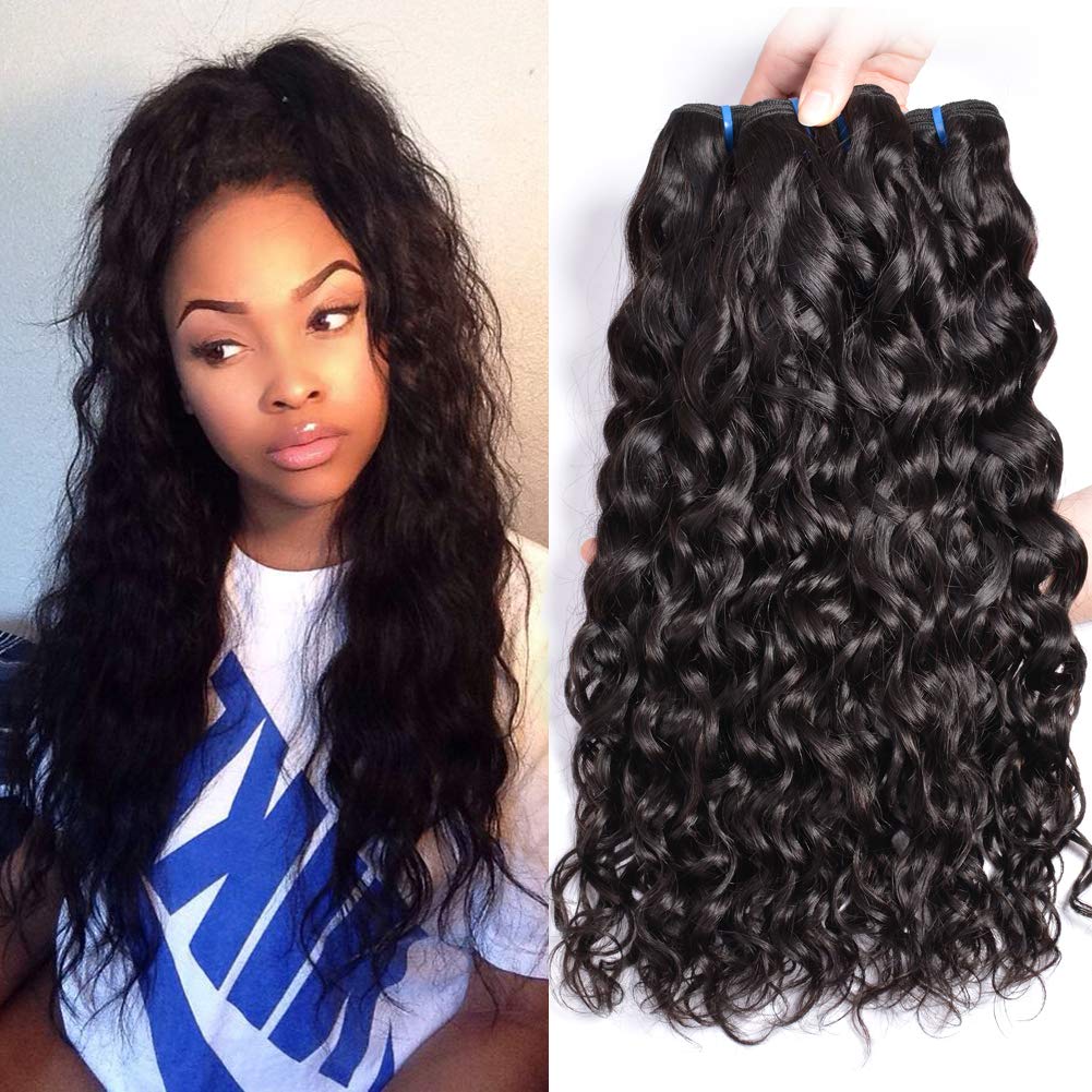 Gem Beauty Brazilian Virgin Hair Water Wave 3pcs Lot Unprocessed