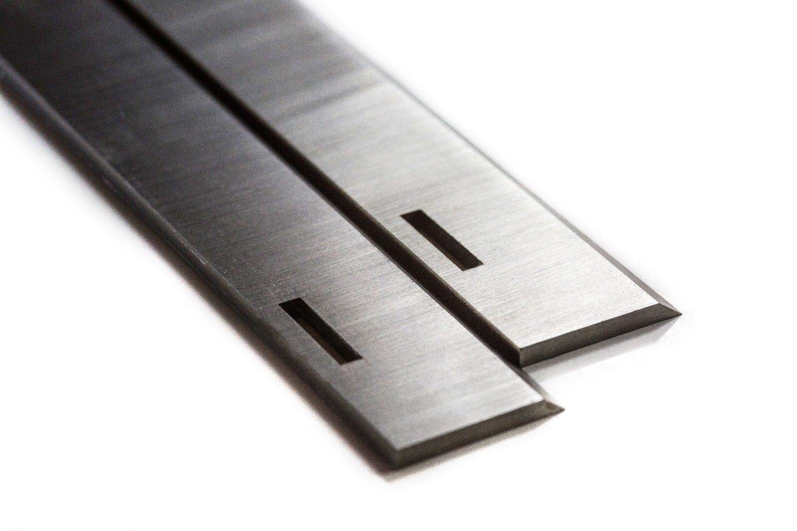 for Multico 12" 1/8" Slotted HSS Resharpenable Planer Blades 1 Pair