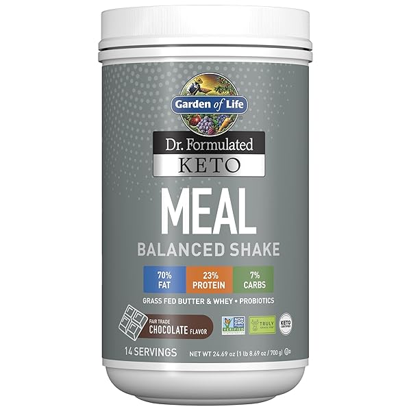 GARDEN OF LIFE DR. FORMULATED KETO MEAL BALANCED...