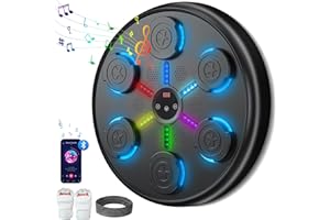 SPUER Smart Bluetooth Music Boxing Machine – Wall-Mounted Punching Target with Gloves and Sweatband, 9 Modes & Speeds, Perfect for Adults & Kids, Ideal Fitness Gift for Thanksgiving, Christmas & New Year