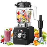 1800W Countertop Blenders for Kitchen, Blender for Smoothie with 70 oz BPA-Free Pitcher, 25000 RPM Smoothie Blender with 6 Presets, Multiple Speeds, Time Setting, Pulse for Milkshakes,Ice Crushing