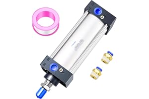 TAILONZ PNEUMATIC Air Cylinder SC 63 X 100 PT 3/8; Bore: 2 1/2 inch, Stroke: 4 inch; Screwed Piston Rod Dual Action