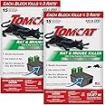 Tomcat Rat and Mouse Killer Child and Dog Resistant, Refillable Station, 2-Pack (2 Bait Stations Plus 30 Refills)
