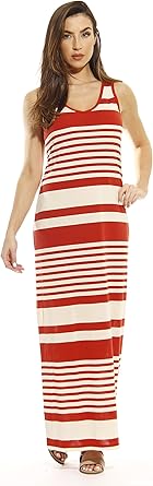 striped maxi