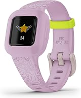 Garmin vivofit jr 3 Kids Fitness Tracker Swim-Friendly 1 Yr Battery Lilac Floral view 4