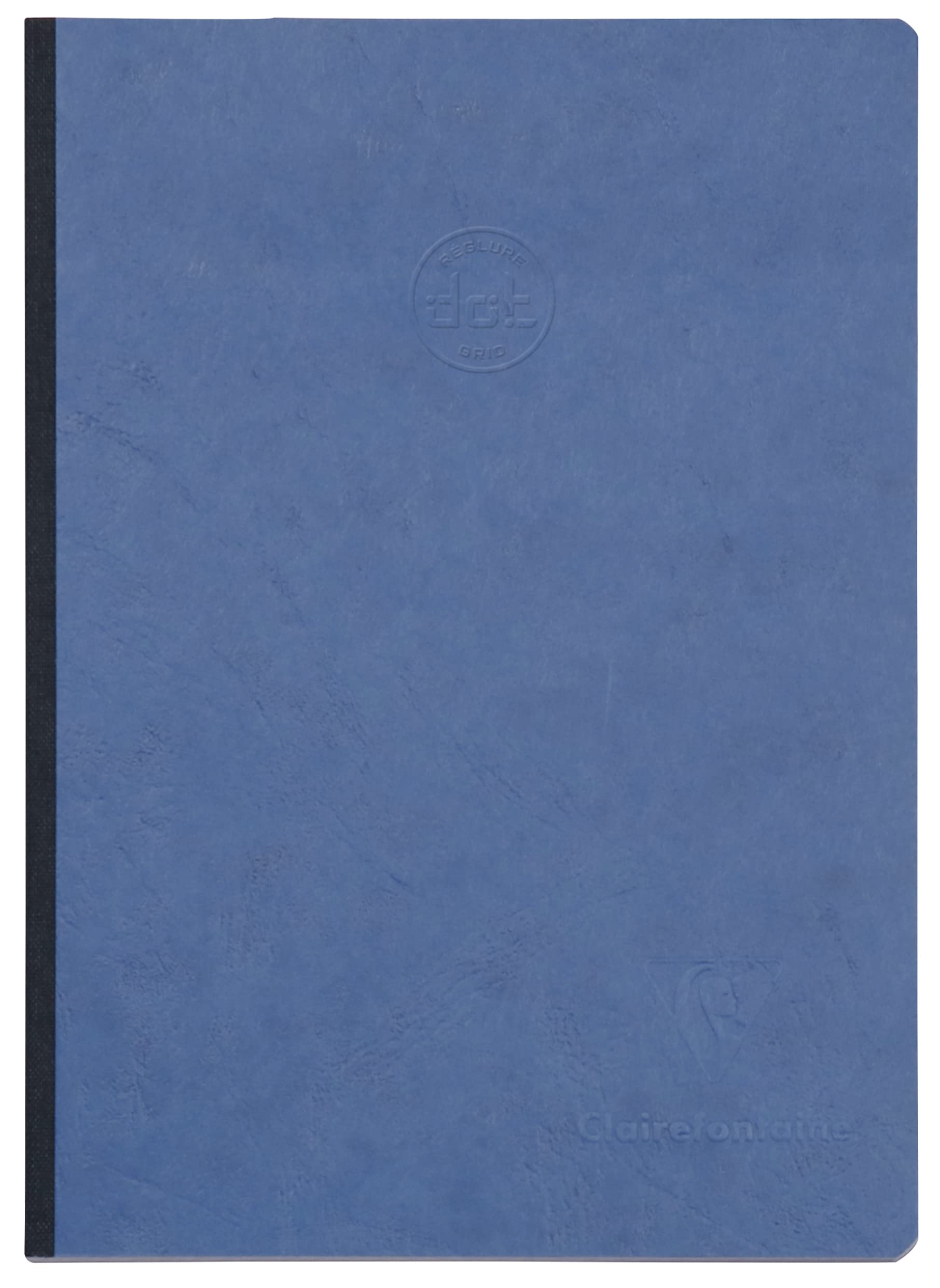 Clairefontaine Age Bag Clothbound Notebook, A5, Dot, 192 Pages - Blue