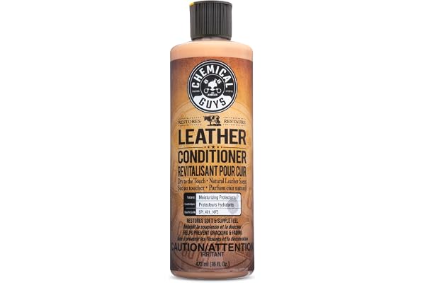 Chemical Guys Vintage Series Leather Conditioner for Leather Car Interiors, Seats, Boots, Bags and More (Works on Natural, Sy