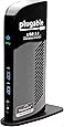 Plugable USB 3.0 Universal Laptop Docking Station for Windows (Dual Video HDMI and DVI\VGA, Gigabit Ethernet, Audio, 6 USB Ports)