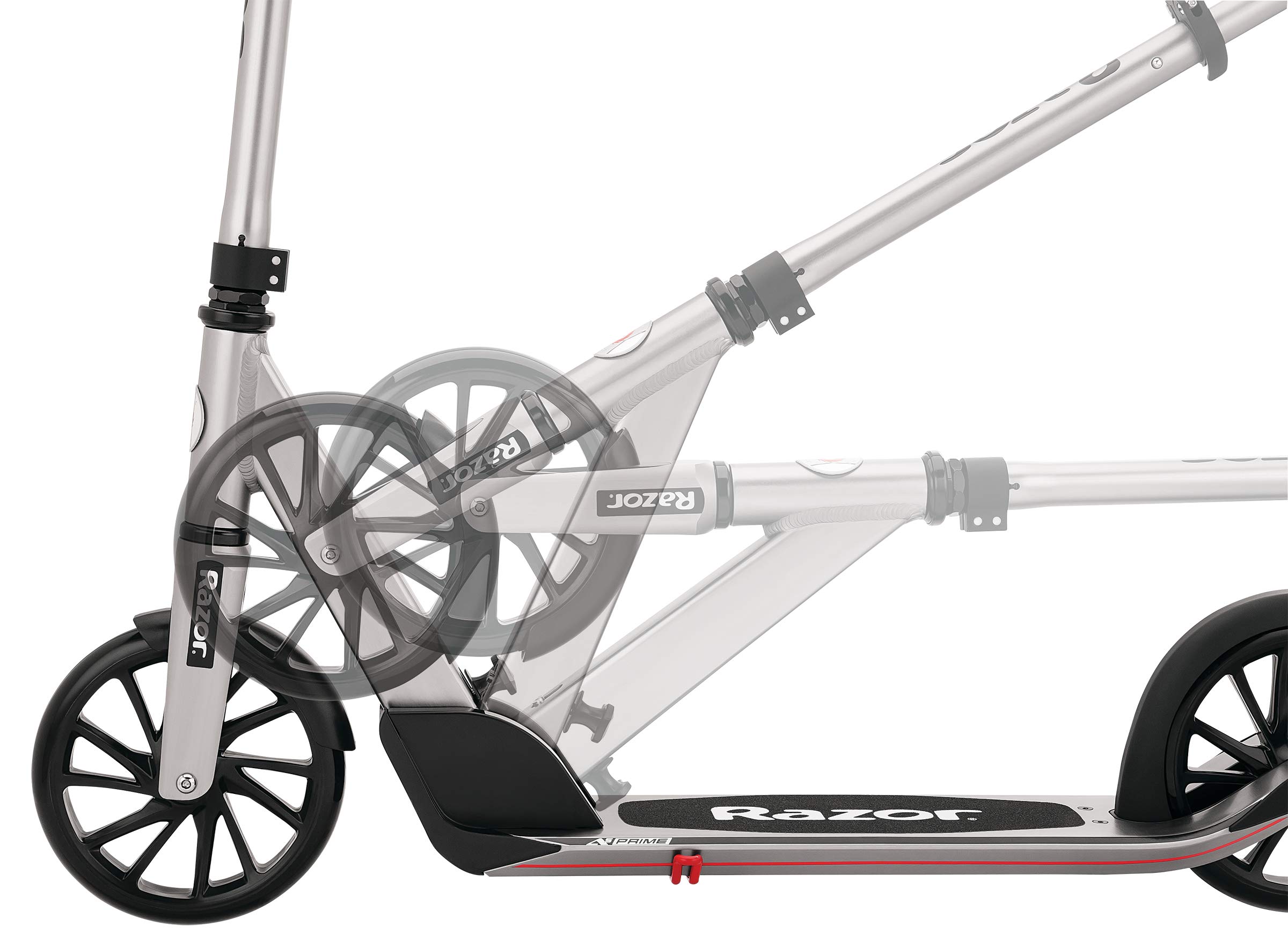 Razor A5 Prime Kick Scooter for Kids Ages 8+ - Extra-Large Deck, 8