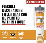 EVO-STIK Decorators Caulk White 280ml Low Movement Gap Filler view 3