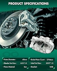 SCITOO 18B5297A 18B5296A Front Left & Right Disc