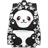 famliihw Panda Backpack Bookbag Laptop Backpacks Multipurpose Daypack for Boys Girls School Men Women Travel Hiking
