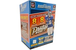 2021 Panini Prestige NFL Football BLASTER box (64 cards/bx) Look for Blaster Exclusive Diamond Parallel and Memorbilia Cards