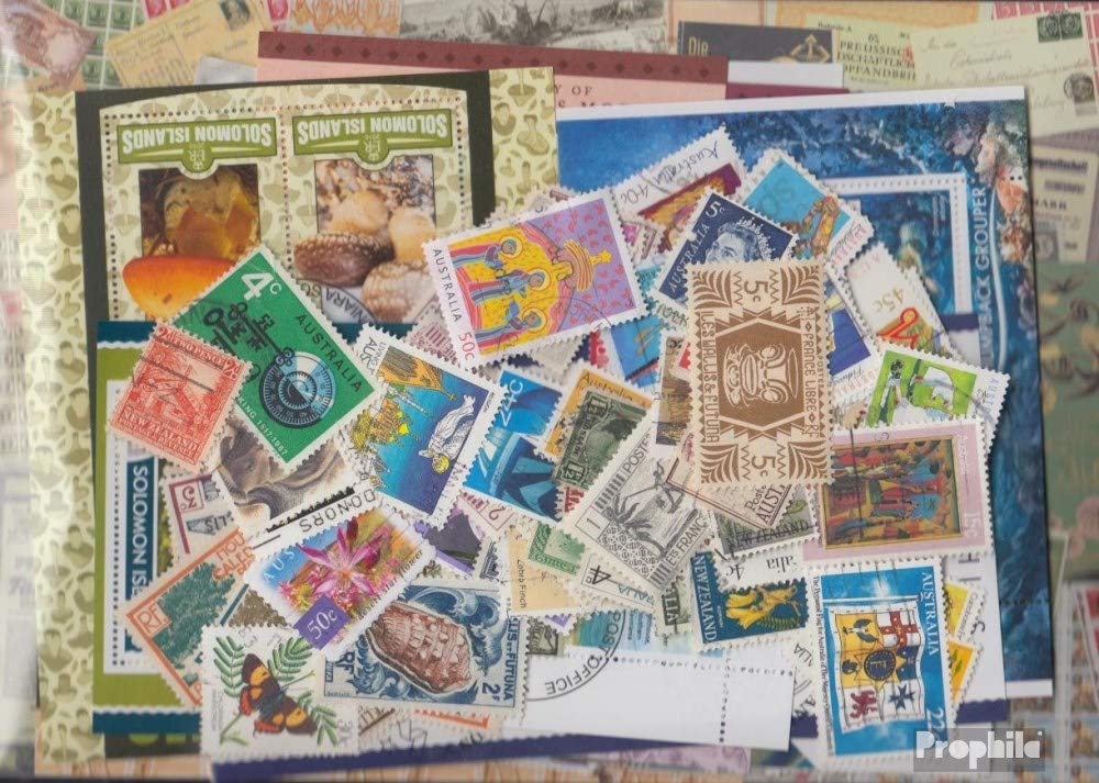Prophila Collection Australia 200 various stamps oceania (Stamps for collectors)