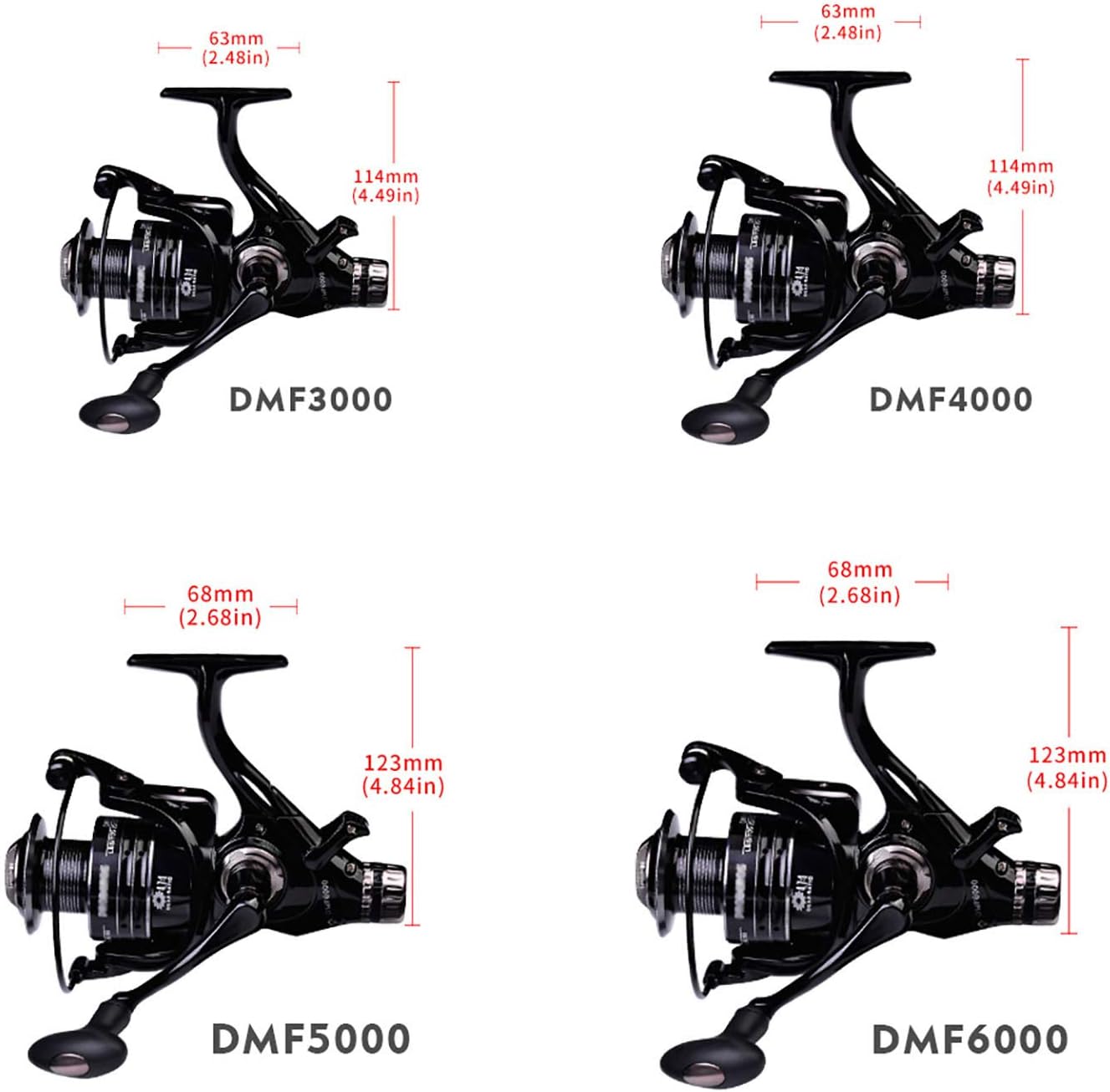 Amazon Co Jp スピニングリール 防水金属スピニングホイール ステンレス鋼スピンドル ラバーグリップ フィッシングツール 3000 6000シリーズ 4000 Series ホーム キッチン