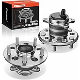 A-Premium 2 x Rear Wheel Bearing and Hub Assembly with ABS & 5-Lug Compatible with Toyota Camry 2012-2017, Avalon 2013-2018