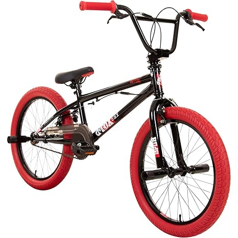 deTOX Rude 20 Zoll BMX Fahrrad Bike Freestyle Street Park Rad Modell 2019 Anfänger ab 140 cm 4 x Stahl Pegs 360° Rotor