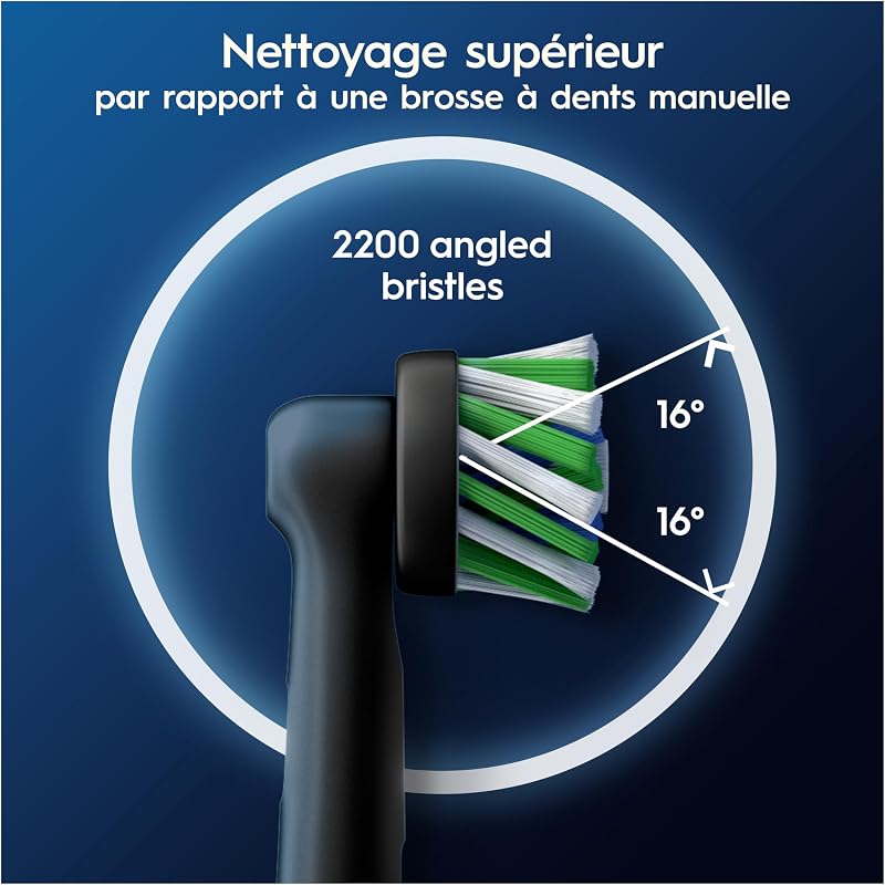 Brossettes de Rechange Cross Action, lot de 12, Noires