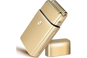 AxiomWarrior Electric Foil Shaver for Men - Portable Face Hairline Beard Hair Stubble Close Razor