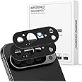 Orzero (2 Pack) Camera Lens Protector Compatible for Google Pixel 9 Pro (Not for XL/Fold Model) Protector de Cámera Premium Metal and Glass Precise Camera Cutouts High Definition Anti-Scratch (Black)