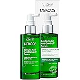 Vichy Dercos Salicylic Acid Anti-Dandruff Scalp Treatment for Flakes, 3oz | Dandruff treatment designed to target symptoms. Serum provides flake &amp; itch relief. Leaves head feeling hydrated &amp; soothed.