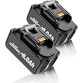 Uionvot 2 Pack 8.0Ah Battery Replacement for Makita 18V Battery Compatible with BL1860 BL1850B BL1840B BL1830B BL1820 BL1815B Fit with Makita 18V Battery Charge and Tool