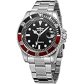 MASTOP Men Automatic Mechanical Watches Full Steel Waterproof Mens Watches with Calendar