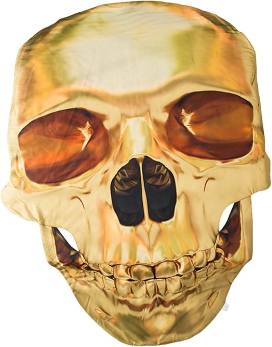 tianxin Edredon de Verano con Forma de Calavera Dorada Manta de Aire
