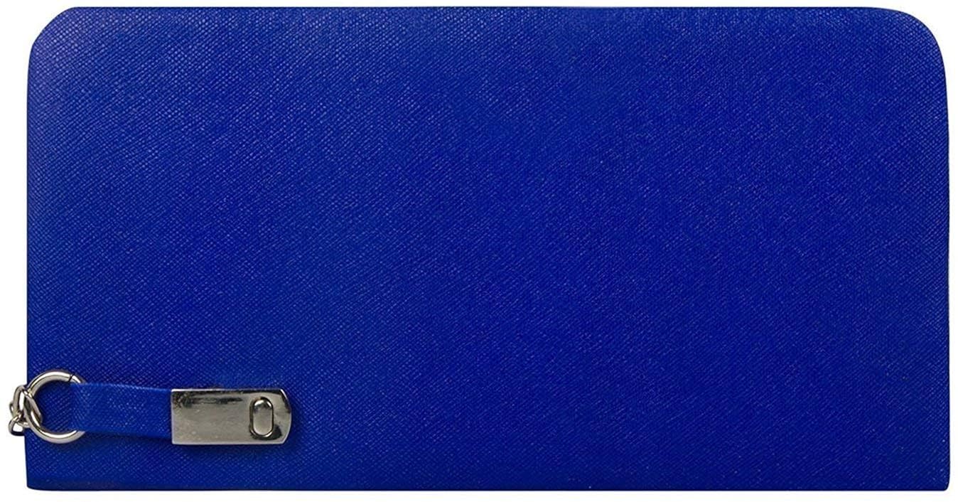 pynk fashion women's leather handbag - blue (ab-80)