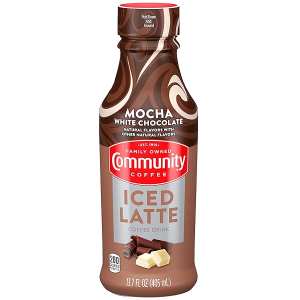 COMMUNITY COFFEE MOCHA WHITE CHOCOLATE ICED LATTE READY...