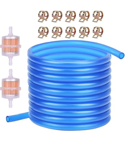 Kit Durite Essence 5mm - 2m Avec Filtres Et Colliers Pour Moteurs Petits Moteurs