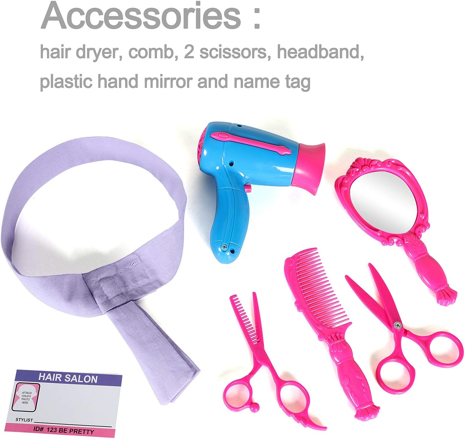 Tacobear Hairdresser Costume Kids Role Play Costume Hair Stylist