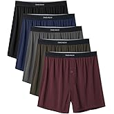 DAVID ARCHY Mens Boxer Shorts Underwear Quick Dry Breathable Mens Boxers Moisture Wicking Boxers for Men 3 or 5 Pack