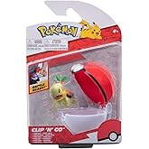Pokemon Clip'n'Go Pokeball - Chelast &amp; Official Pokeball, Detailed 5 cm Figure