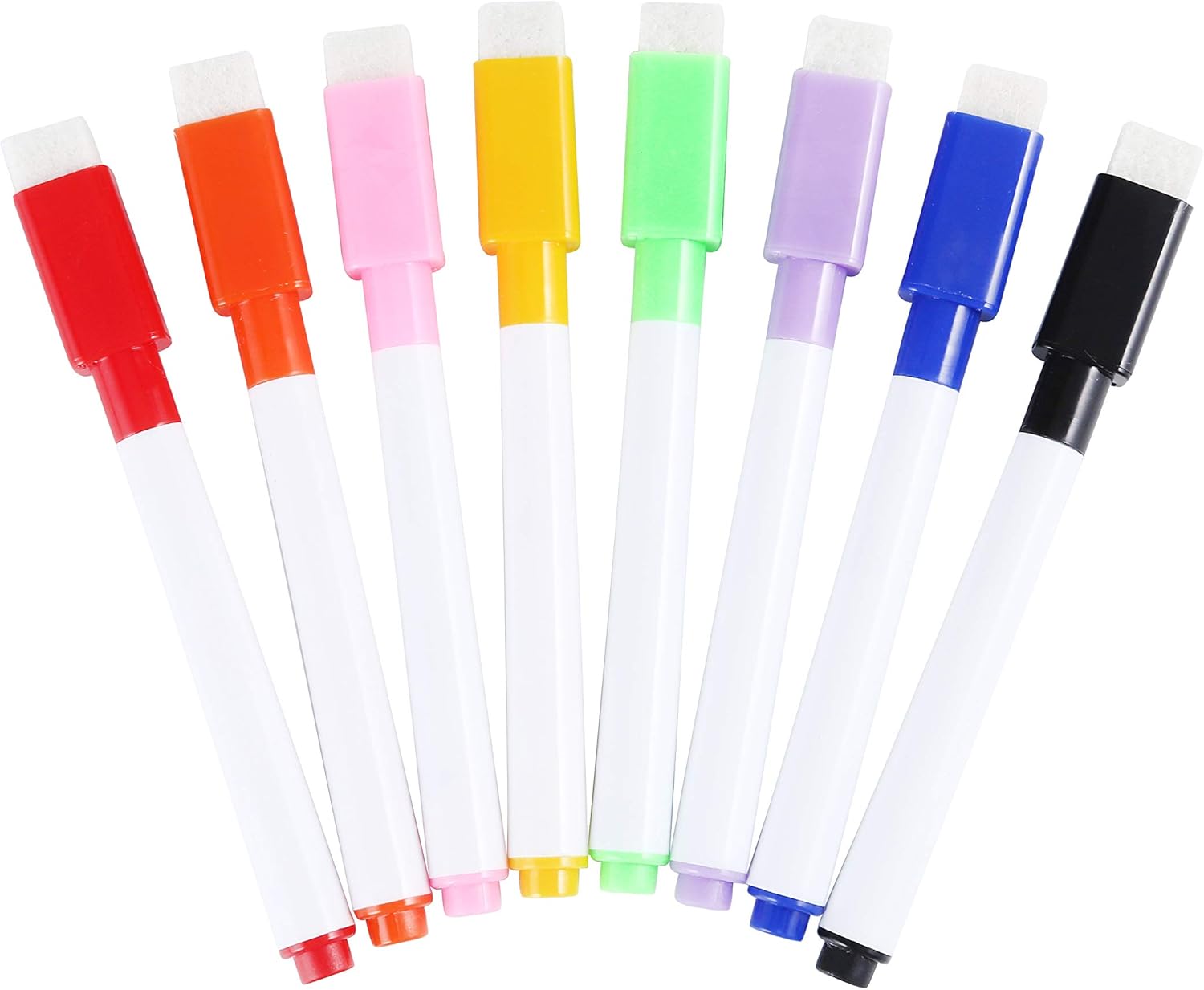 Pack of 10, Multicolored Dry Erase Pockets, 10” x 14”, School Supplies for Teachers, Reusable Dry Erase Pockets, Dry Erase Sheets, Teaching Supplies (10x14 inches, 10 Pack) : Office Products
