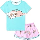 Jxstar Pajamas Sets for Girls Unicorn Pjs Little Kids Summer Cotton Sleepwear …