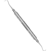 Pomee USA 711-067 Dental Scaler #H6/7, Double-Ended 9.5 mm Ultra-Light Hollow Handle, Autoclavable Instrument for Plaque Removal