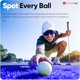 Thumbs Up Original Golf Ball Finder Glasses Blue Lens Carry Pouch view 3