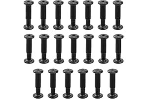 Savagrow 20 Sets M5 x 16mm Binding Post Screws Hex Drive Rivet Socket Binding Bolts Fastener Bolts Cap Nuts