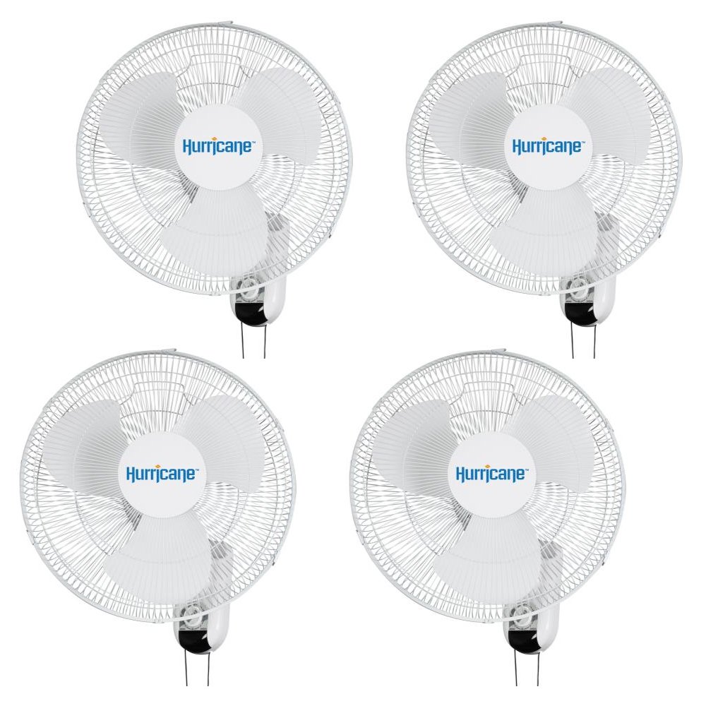 Amazon Com Hurricane Fans Classic 16 Wall Mount Oscillating Fan