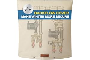 BANGIE Backflow Protection Insulation - 5 Layer Winter Cover | Double Wall Cotton, Sprinkler Valve | 24"W x 30"H