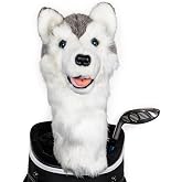 Daphne's Headcovers Husky Driver Headcover | Premium Driver Headcovers | Funny Golf Club Covers | Stylish Protection for Your Clubs | Men's Golf Gear | Driver Headcover for Men and Women