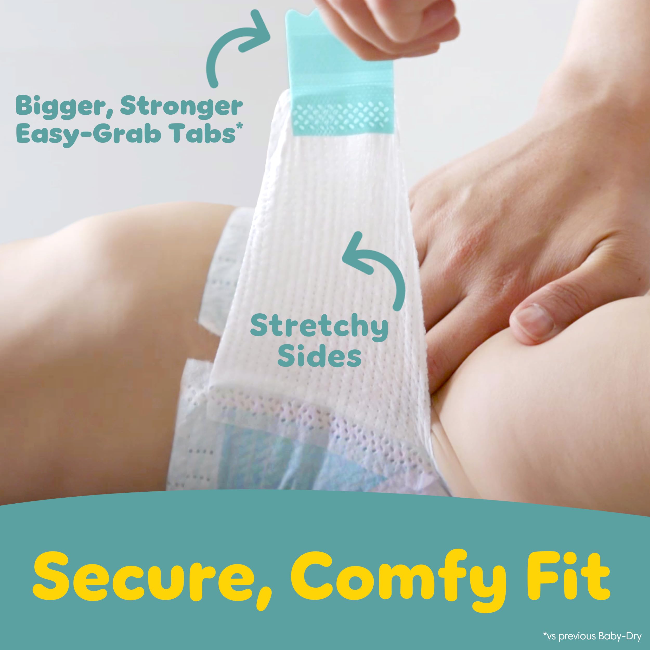 Pampers Diapers - Baby Dry - Size 6, 21 Count, Absorbent Disposable Infant Diaper (Packaging May Vary)