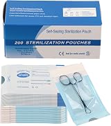 Agatige 200Pcs Self Sealing Sterilization Pouches 57x130mm Autoclave Bags view 1