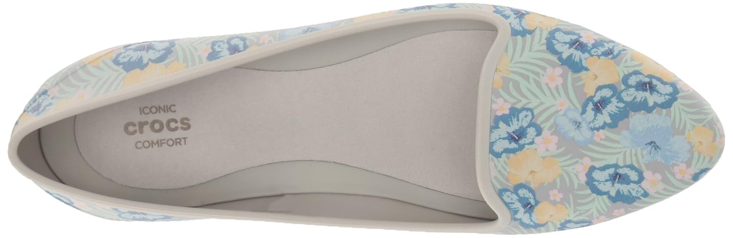 crocs eve graphic women flat in floral