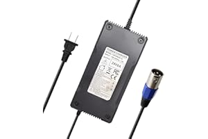 Abakoo 24 Volt 8 Amp Mobility Wheelchair Battery Charger 24V 7A 8A XLR Connector for Sealed AGM, Gel,24BC8000T-1,4C24080, BAT