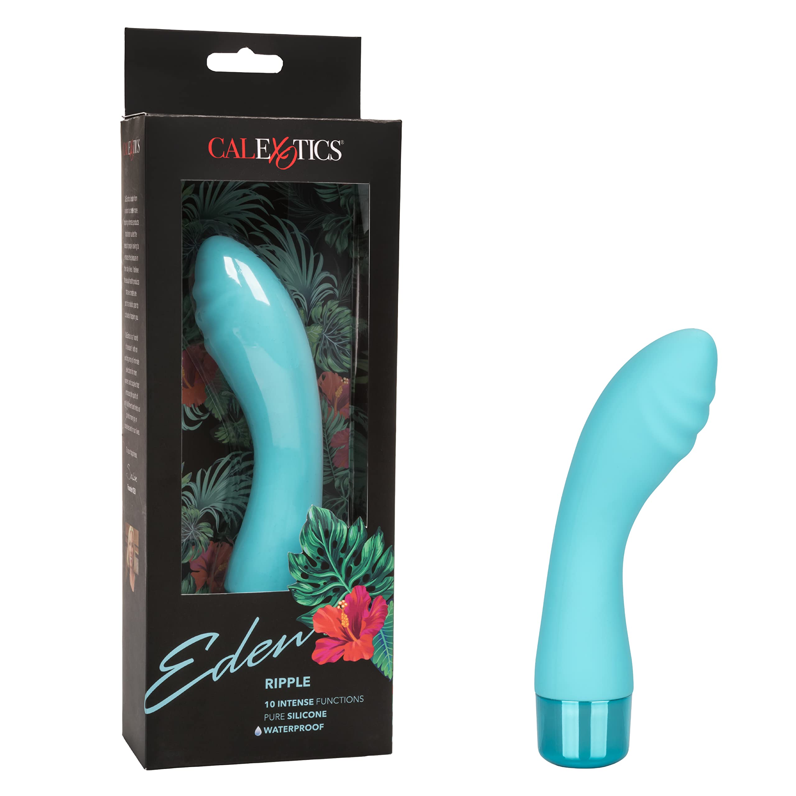 Eden Ripple G-Spot Vibrator 10 Function Waterproof, Blue