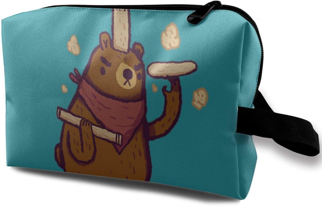 JimHappy Toiletry Jewelry Bag Make Me Another Pizza Waterproof Fashion Organizer Portable