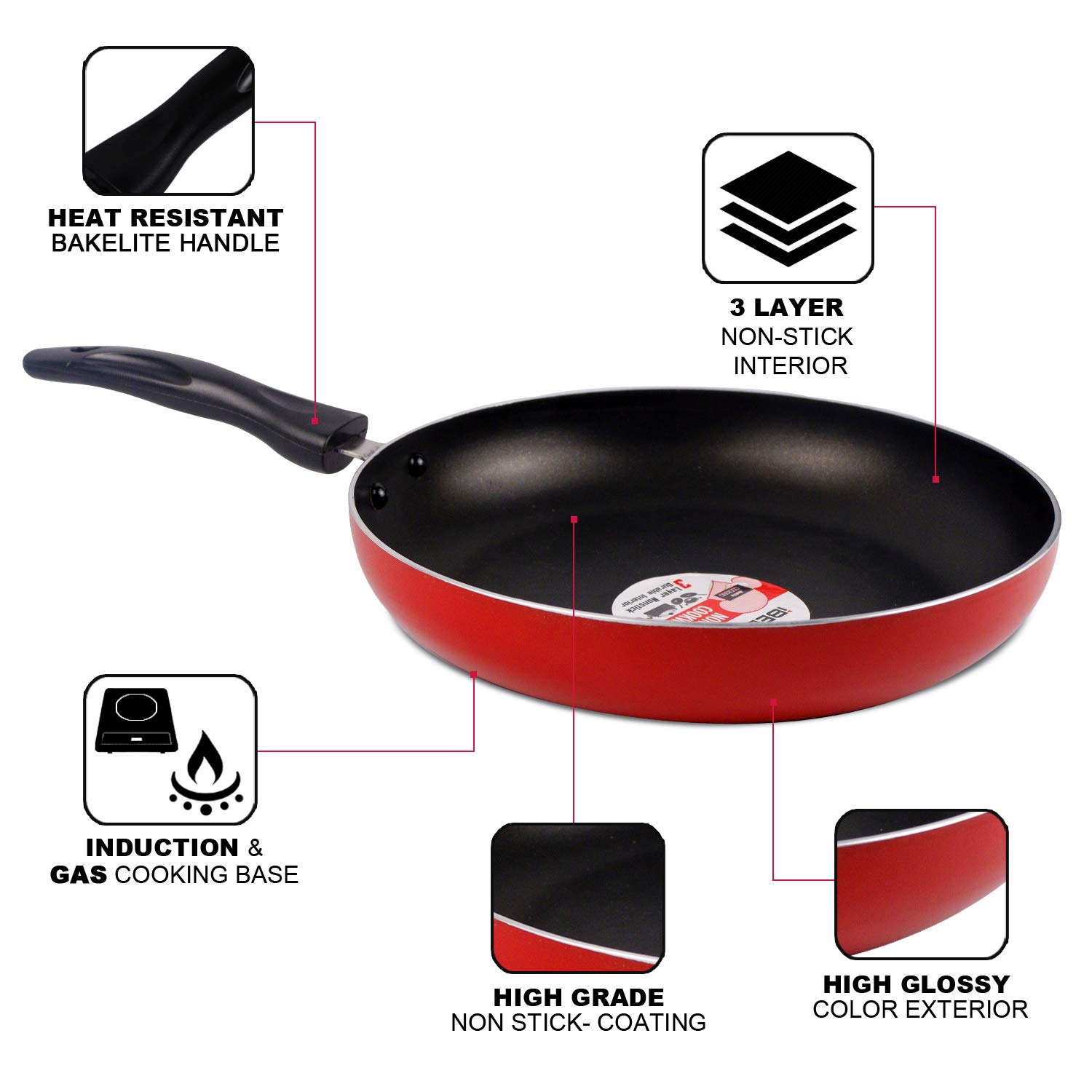 iBELL Non Stick Fry Pan