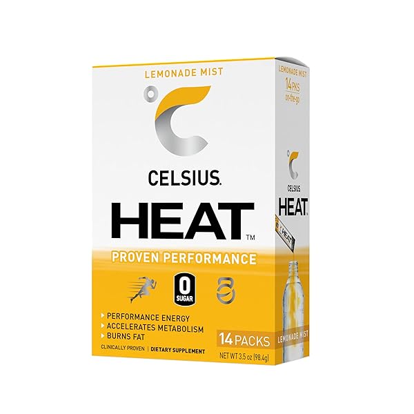 CELSIUS FGSS1313 HEAT ON-THE-GO PERFORMANCE ENERGY POWDER STICK...